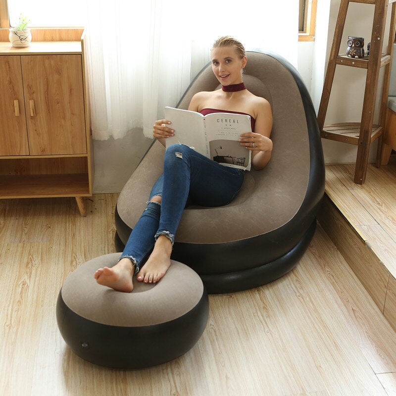 Pouf gonflable