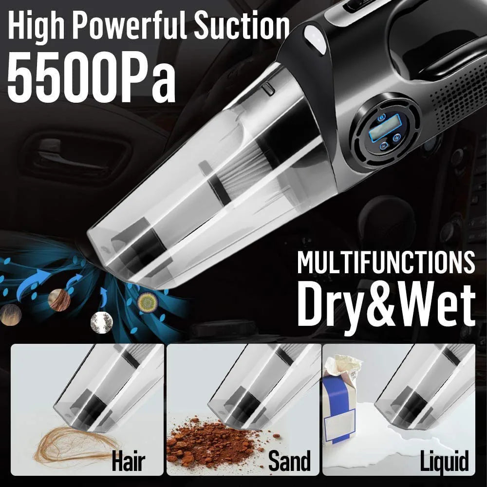Aspirateur de voiture portable 4 en 1