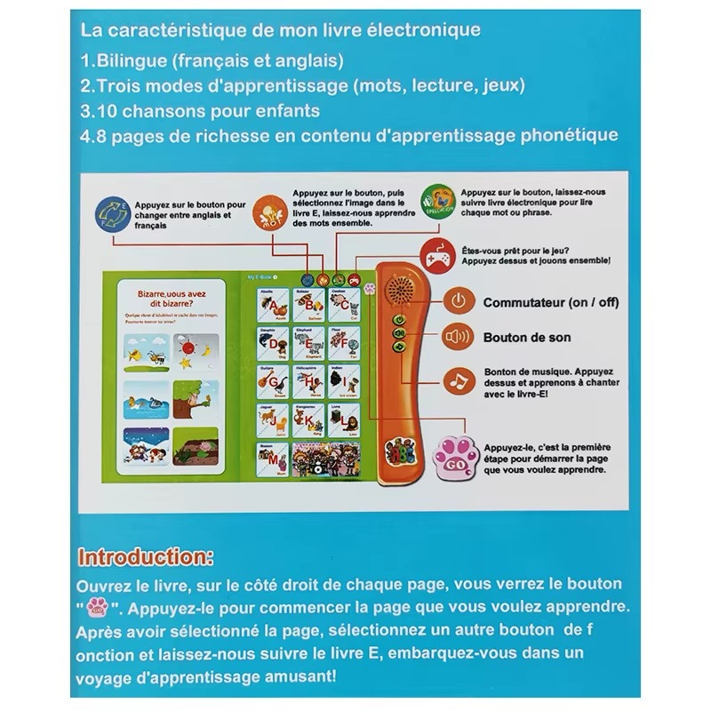 Livre dâApprentissage Interactif pour Enfants