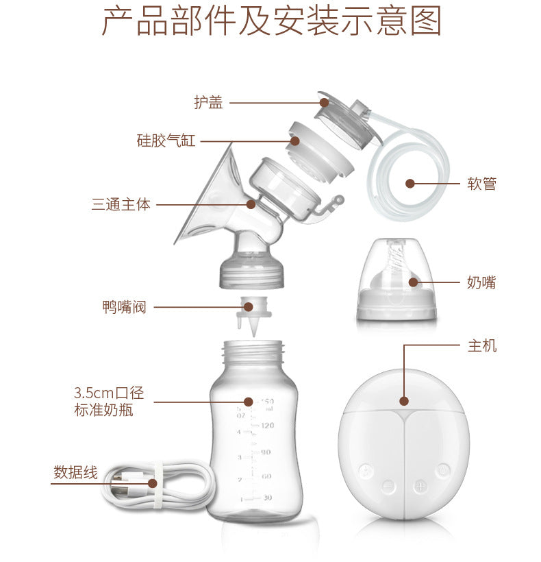 Tire-lait électrique rechargeable