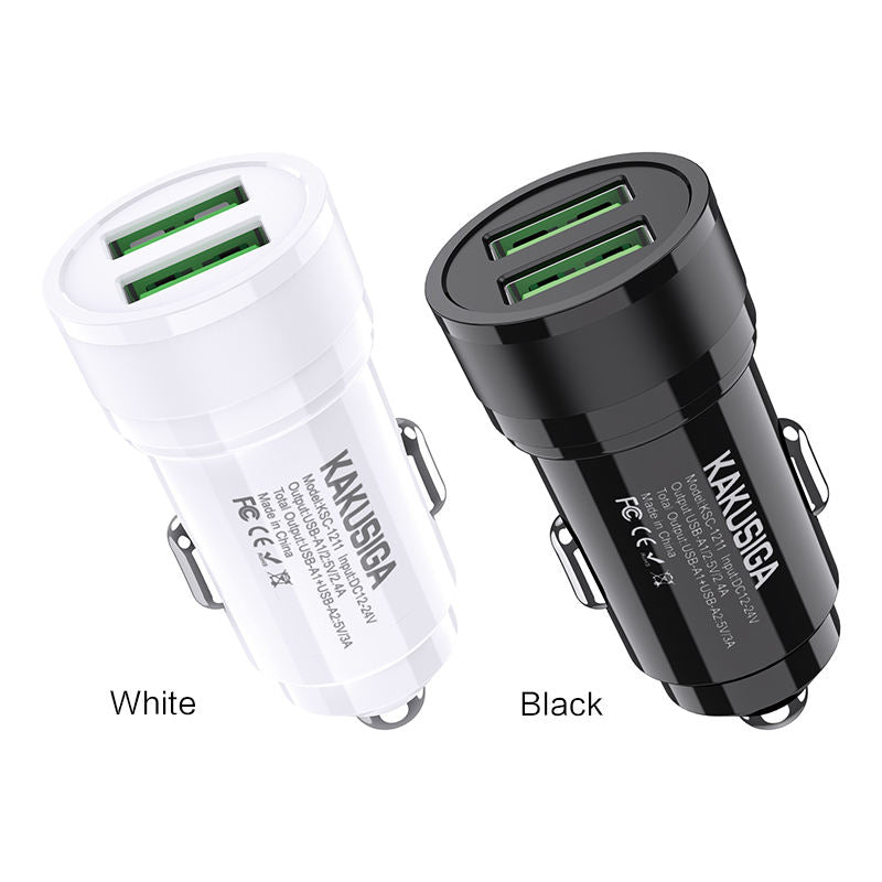 Chargeur de Voiture Double Port 12W charge Rapide
