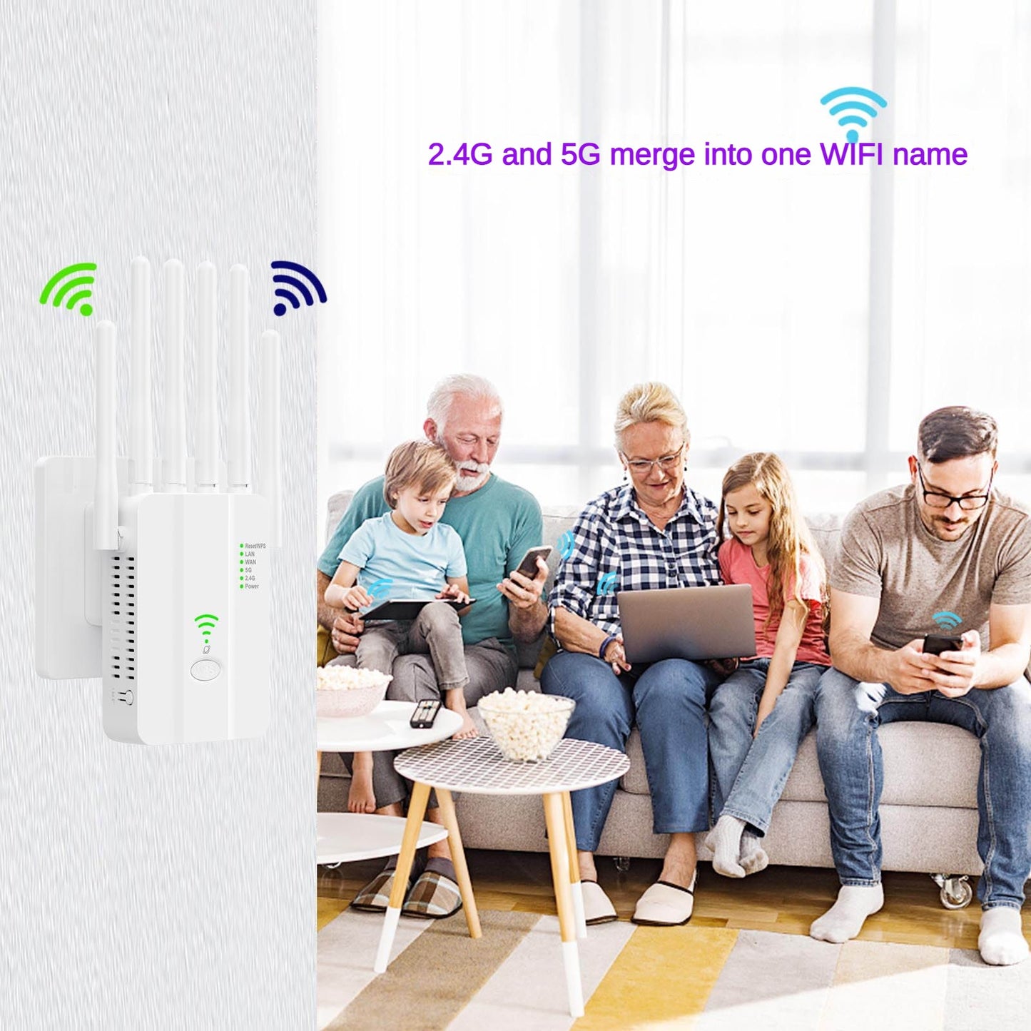 Routeur Domestique U19 – Wi-Fi 1200 Mbps