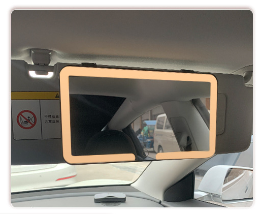 Miroir de Maquillage de Voiture avec Lumières LED
