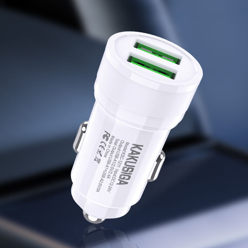 Chargeur de Voiture Double Port 12W charge Rapide