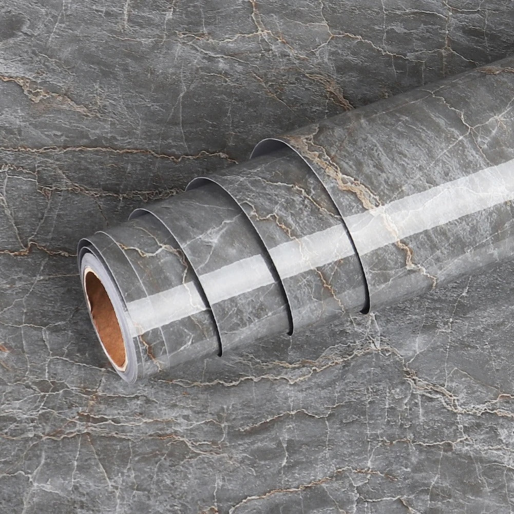 Rouleau marbre autocollant en PVC 3.5 x 1.20M