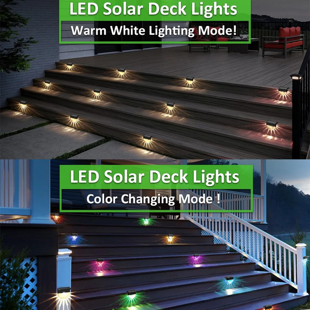 6 Spots muraux solaire