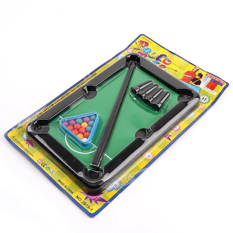 Mini table de billard jouet enfants.