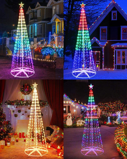 Sapin de Noël en cône