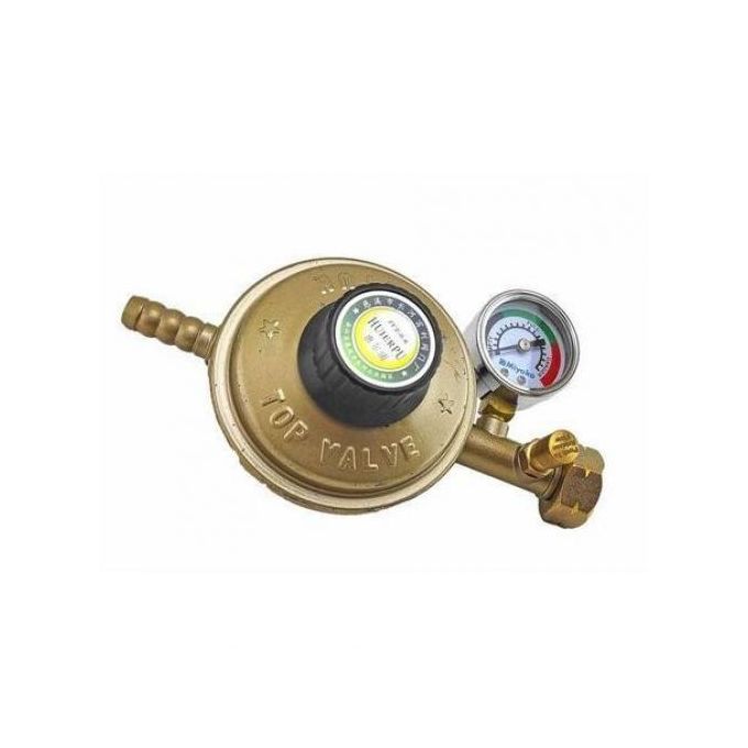 Détendeur de gaz butane avec manomètre+Anti-fuite