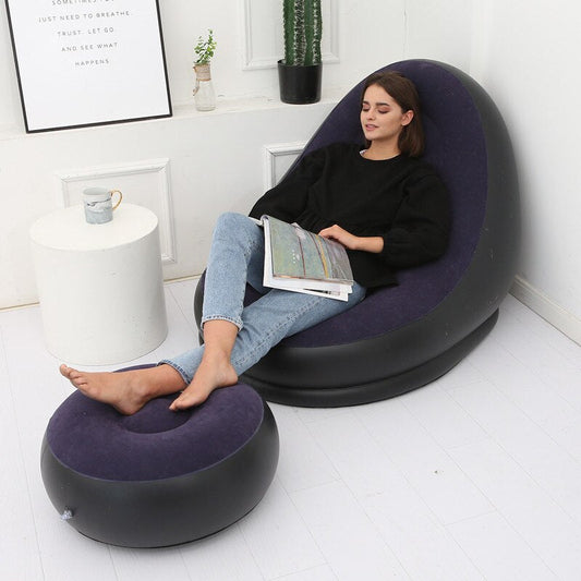Pouf gonflable