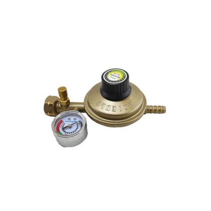 Détendeur de gaz butane avec manomètre+Anti-fuite
