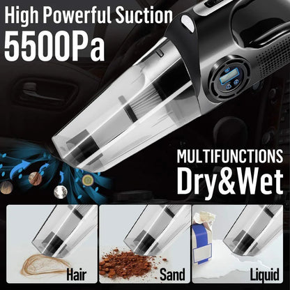 Aspirateur de voiture portable 4 en 1