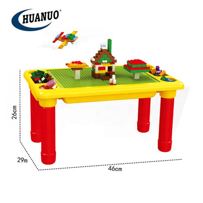 Table de Jeu Éducative avec Blocs de Construction