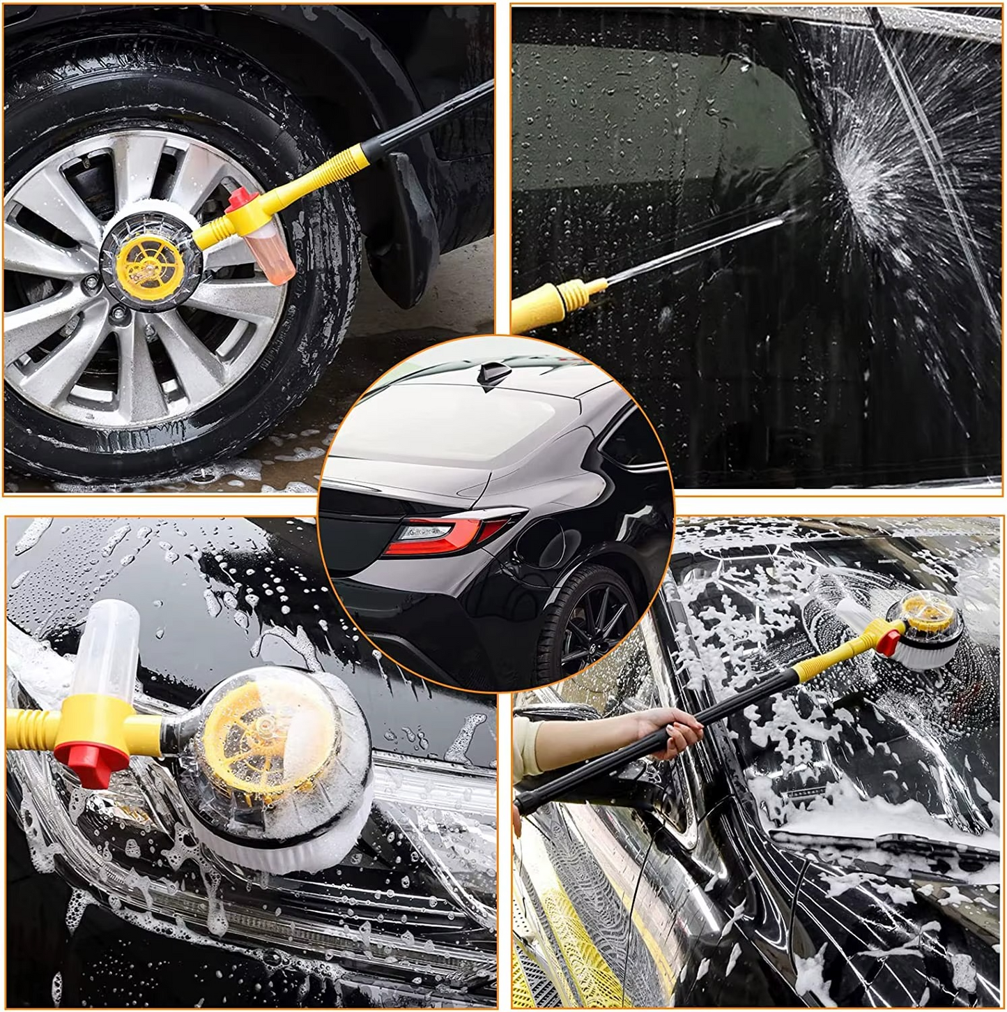 Brosse de Lavage de Voiture Multifonction