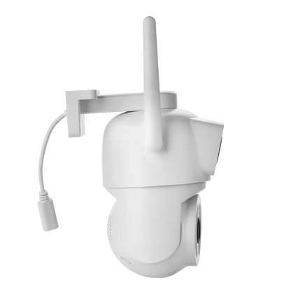 Caméra de Surveillance Extérieure Double Objectif