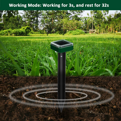 Répulsif Solaire Anti-Taupes et Serpents