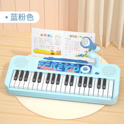Jouet Piano Électronique avec Microphone pour Enfants