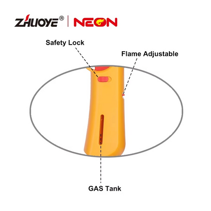 2 Briquet à gaz rechargeables