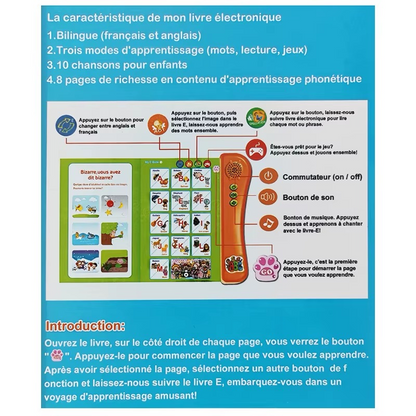 Livre d’Apprentissage Interactif pour Enfants