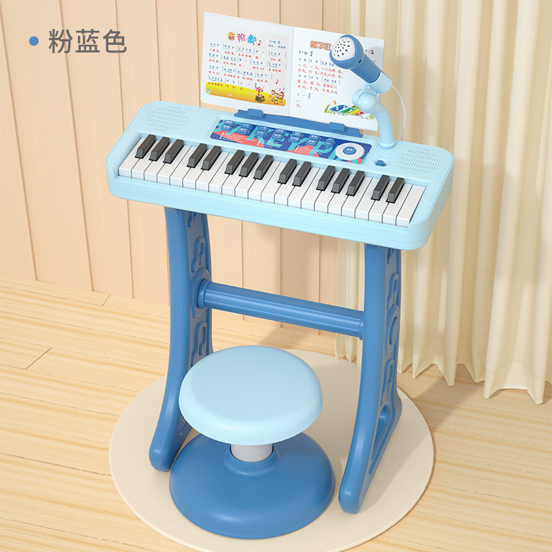 Jouet Piano Électronique avec Microphone pour Enfants