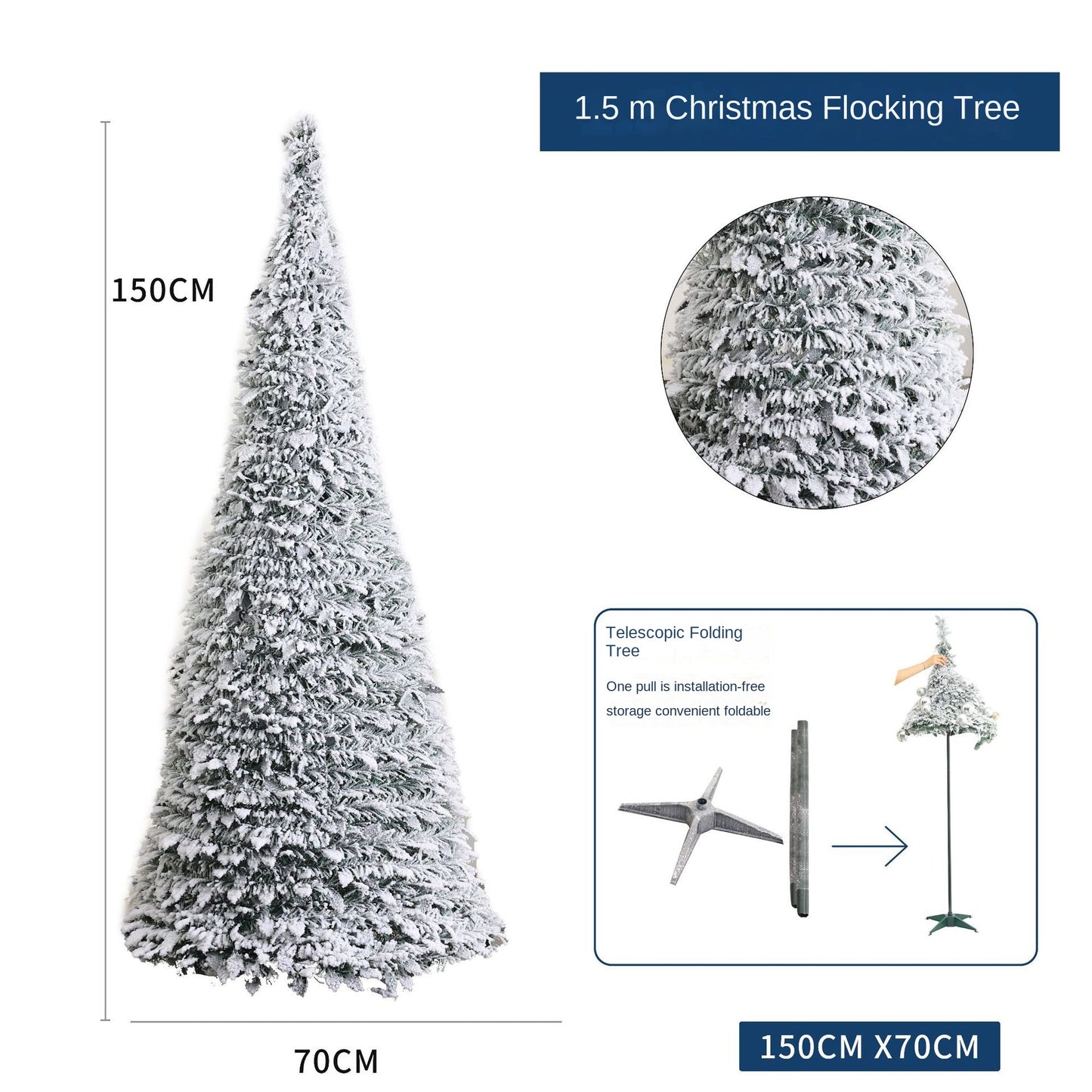 Sapin de Noël Enneigé