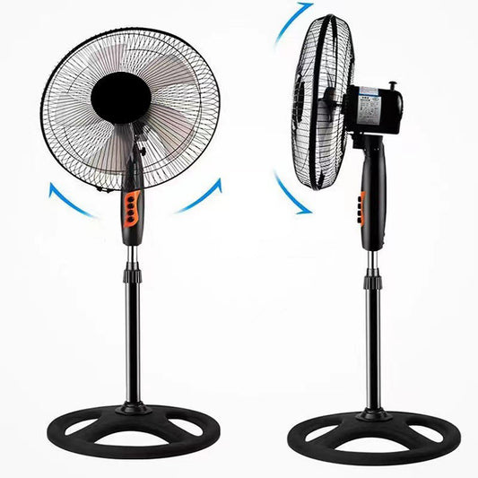 ventilateur 16" sur pied électrique Noir