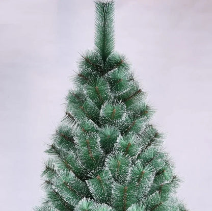 Sapin de Noël vert neige