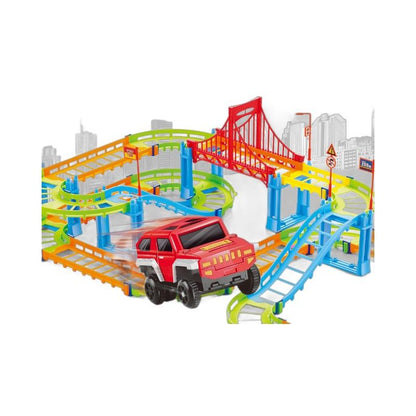 Ensemble de piste de course en plastique