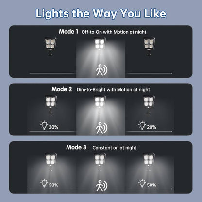 Mini lampadaire solaire 200W