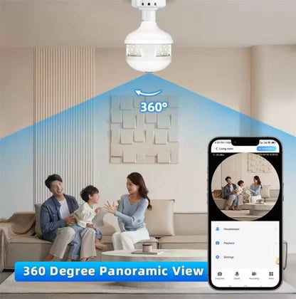 Caméra ampoule WiFi 360° !