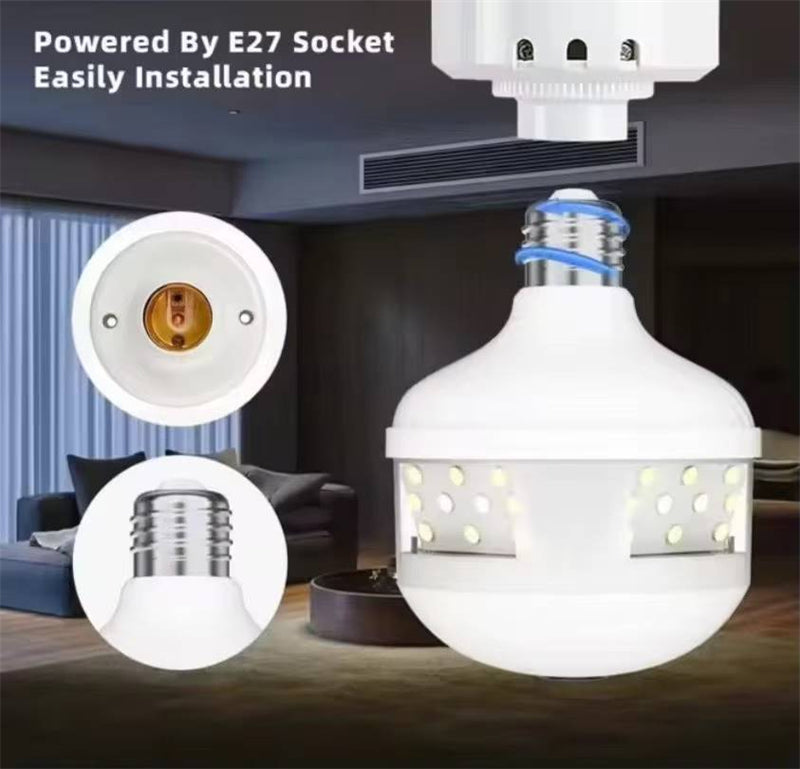 Caméra ampoule WiFi 360° !