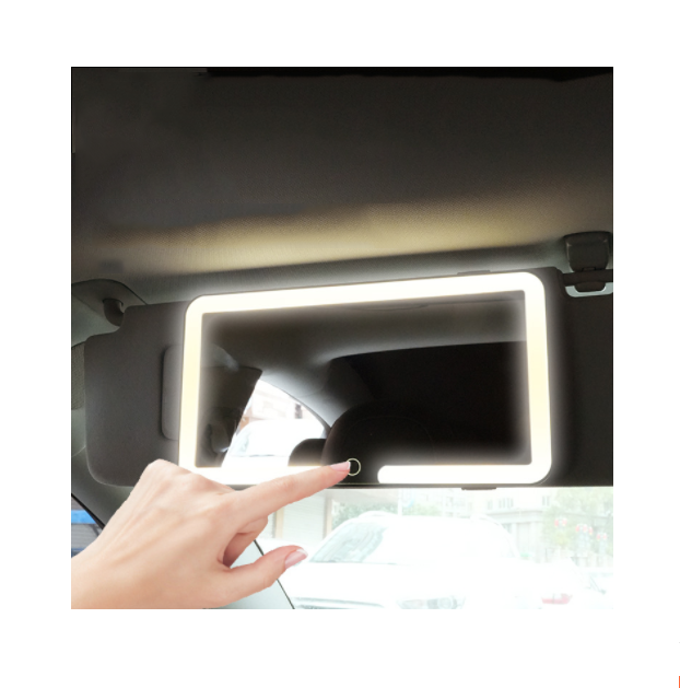 Miroir de Maquillage de Voiture avec Lumières LED