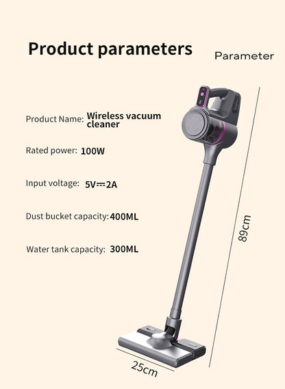 Aspirateur Portatif Rechargeable HB-801 – 100 W