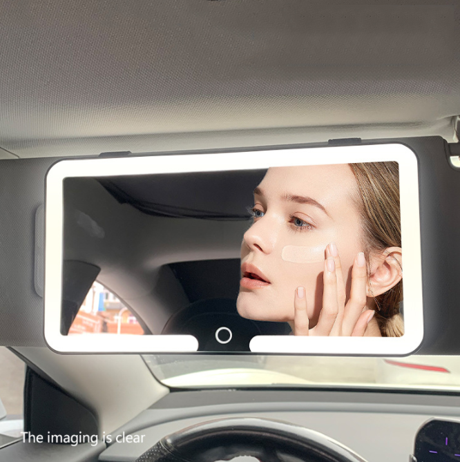 Miroir de Maquillage de Voiture avec Lumières LED