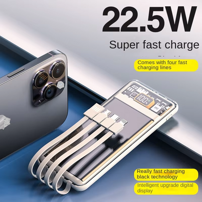 Power Bank 20 000 mAh Chargeur Ultra-Rapide