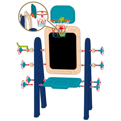 Planche à Dessin Éducative Multifonction 2 Faces