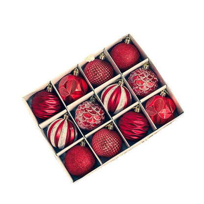 Pendentif de sapin de Noël (12boules)