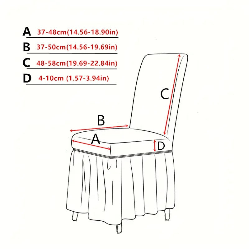 Housse de chaise extensible