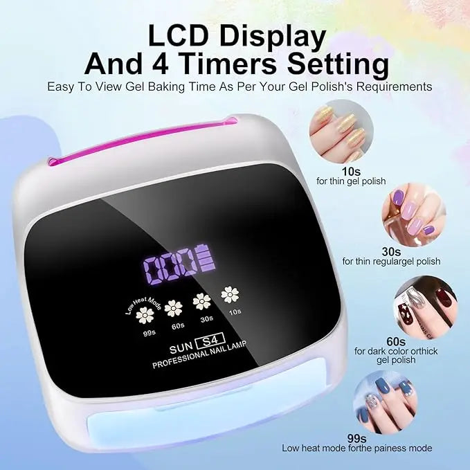 Lampe de Polymérisation UV/LED Professionnelle 66 Perles