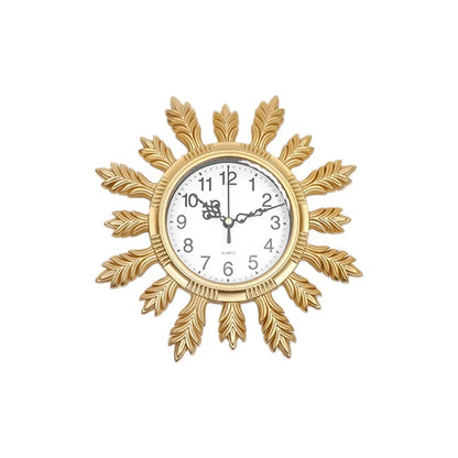 Horloge Murale Décorative en Forme de Feuille