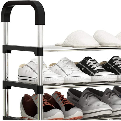 Etagère à chaussures en acier inoxydable