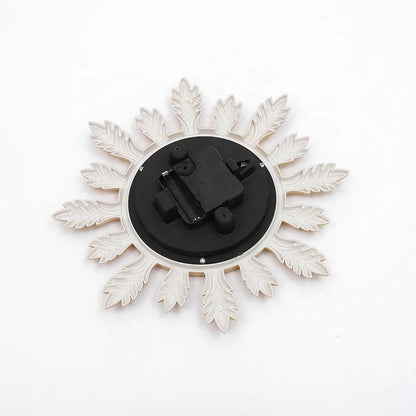 Horloge Murale Décorative en Forme de Feuille
