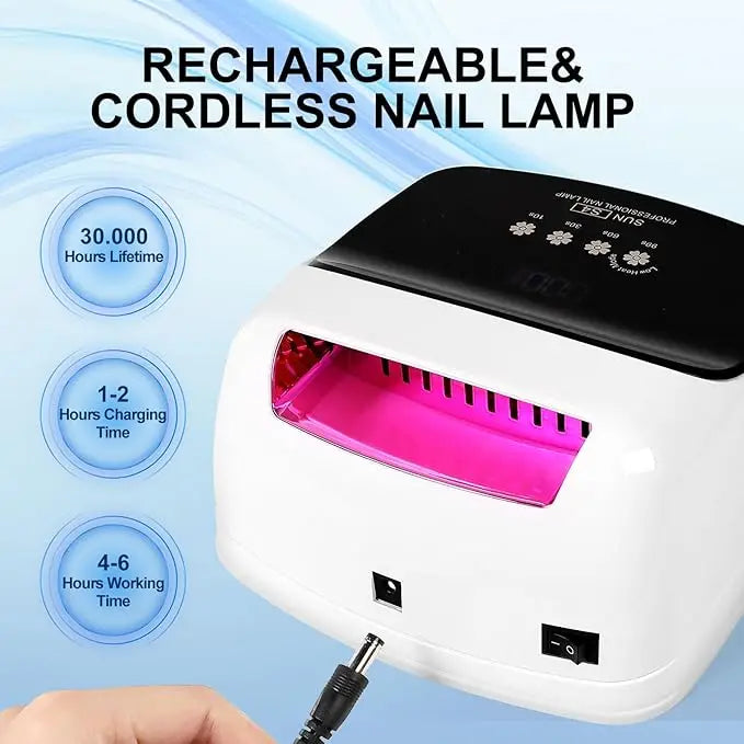 Lampe de Polymérisation UV/LED Professionnelle 66 Perles