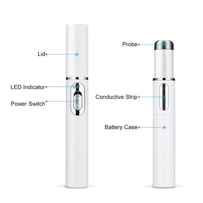 Stylo portable de traitement acné