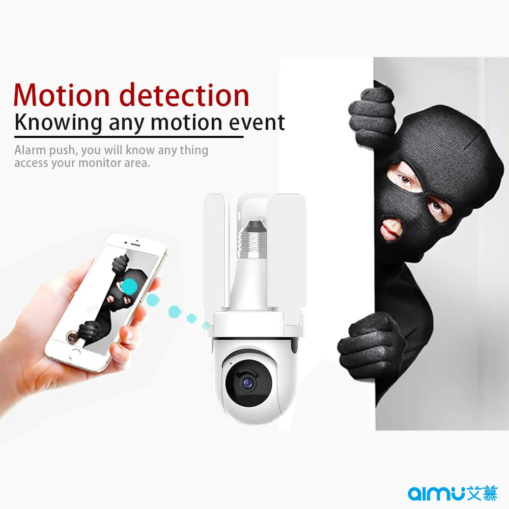 Caméra de Sécurité Ampoule V380PRO T23