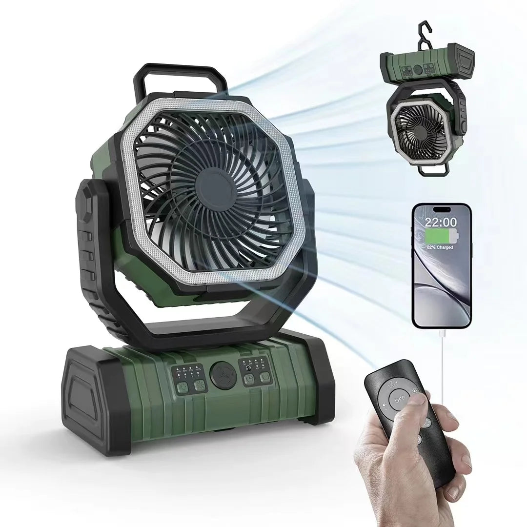 Ventilateur portable rechargeable 20000mAh