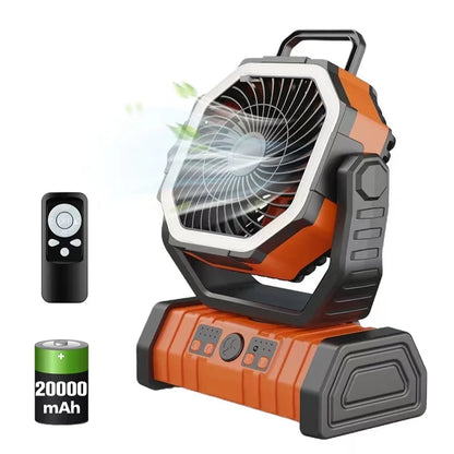 Ventilateur portable rechargeable 20000mAh