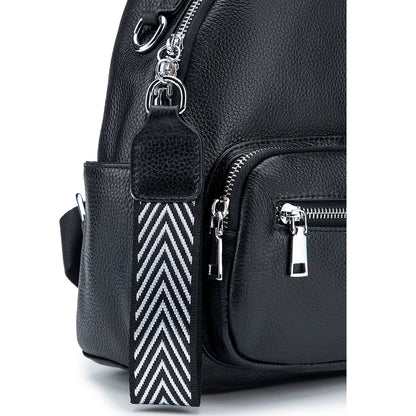 Sac à Dos en SimiliCuir Noir pour Femmes