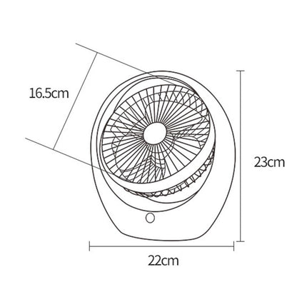 Ventilateur de Table sans fil